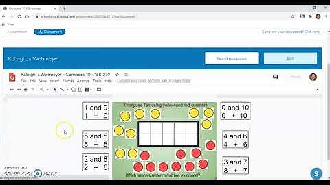 Google Drive Schoology Assignments for Students