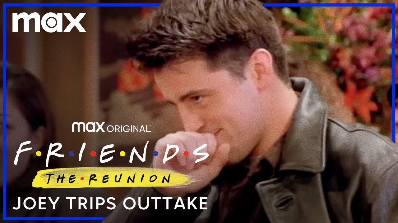 friends bloopers joey trips