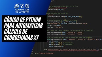 Código de Python para automatizar el cálculo de coordenadas XY en ARCGIS