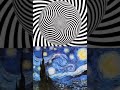 如何欣赏梵高 看梵高 星空 的最好方法是盯着螺旋中心看20秒 然后再看画 如何欣赏梵高 看梵高 星空 的最好方法是盯着螺旋中心看20秒 然后再看画