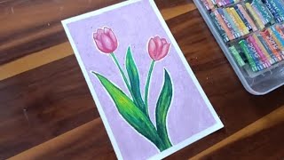 🌸 A Soft Reminder to Keep Going | Easy Flower & Leaves Painting 🌿 | Relaxing Art #Shorts screenshot 5