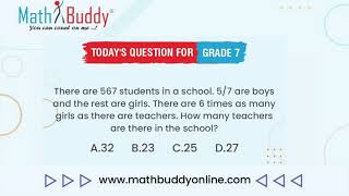 Math Practice Problem Grade 7 Question 207