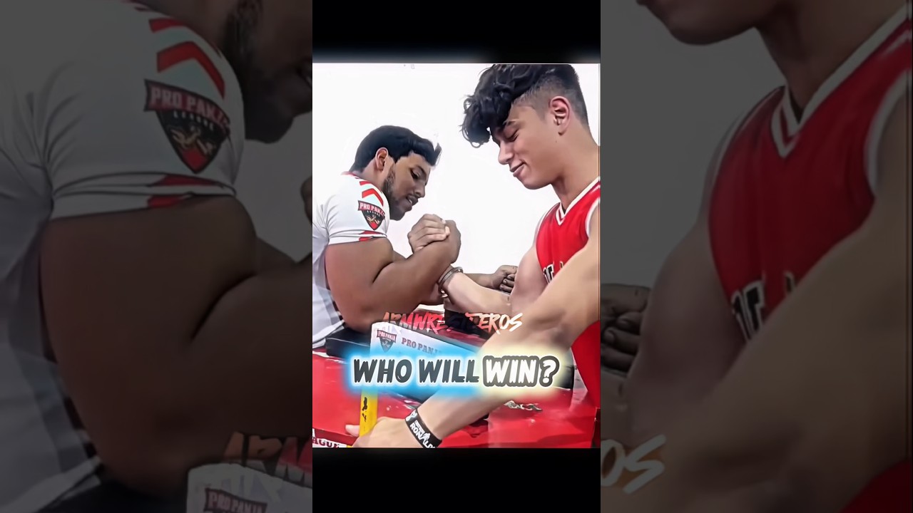 Sachin Goyal vs Aryan Kandari who will win ? 💯 power of hook #armwrestlingworkout #motivation