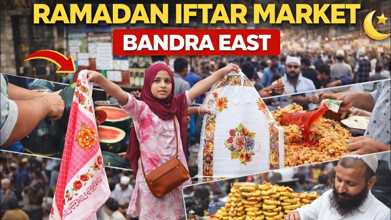 Ramzan Iftar Market Mumbai 🕌 | Roza Kholne Se Pehle Ka Maha Bheed 😱 Street Food Tour