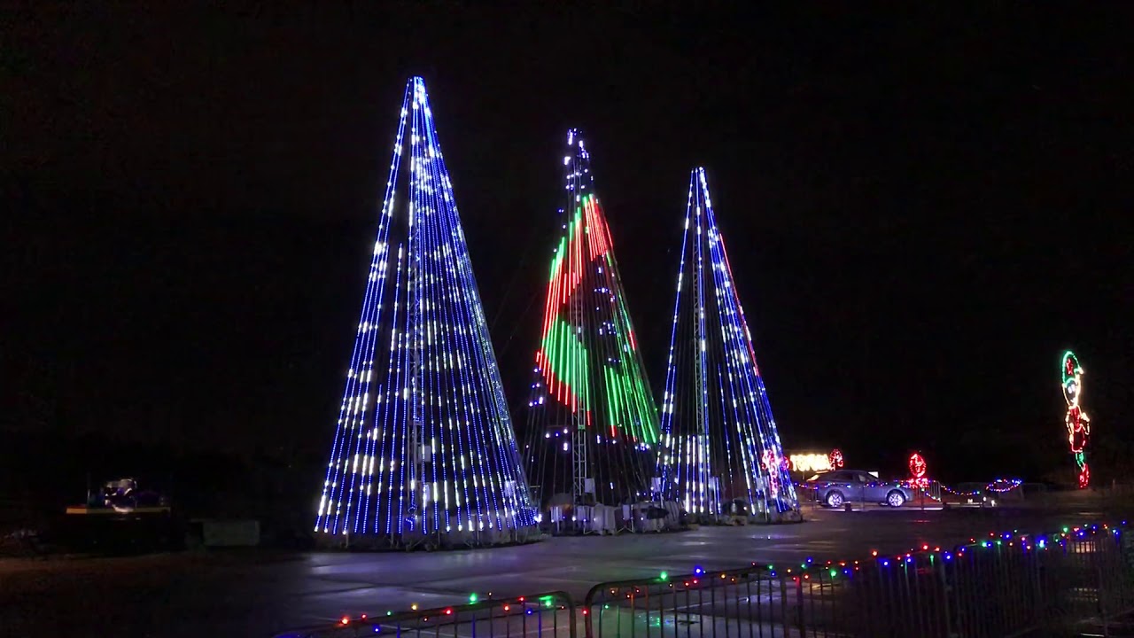 Jones Beach Lightshow Trees 2020 HD YouTube