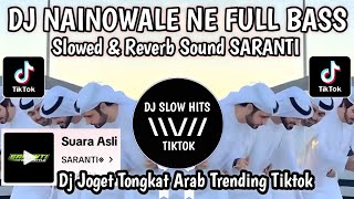 DJ NAINOWALENE  SLOWED & REVERB FULL BASS VERSI TIKTOK SOUND SARANTI❄️ VIRAL TIKTOK TERBARU