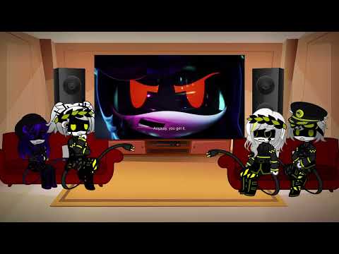 Murder Drones + Uzi react to Doll's fight and Uzi's secret powers (Pt. 1 cause I lazy)