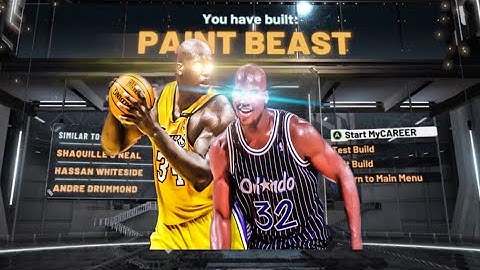 2k20 Dominant Shaq Build With 60 Badges