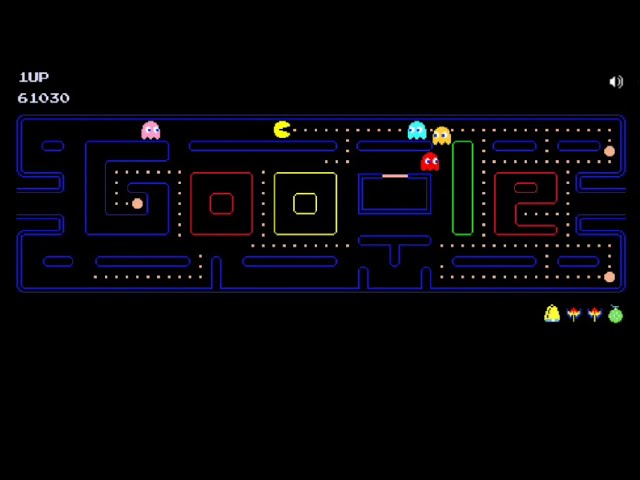 Pac-Man's 30th Anniversary Google Doodle 30,000+ Point Game (550th Upload)  