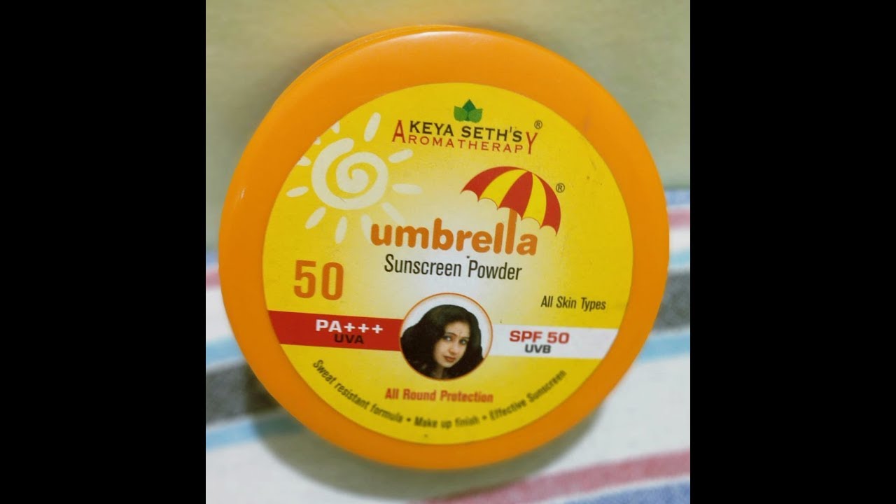 Keya Seth Aromatherapy Umbrella Sunscreen Powder SPF 50 & PA+++ , 50g