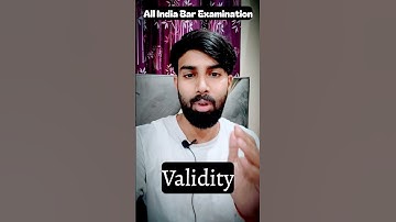 All India Bar Examination | AIBE Validity | Information | AIBE 20 Time Duration |