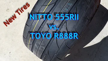 Nitto NT555RII vs.Toyo R888r