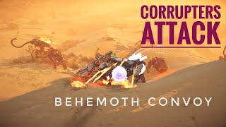 Corrupters attack behemoth convoy: Horizon Forbidden West