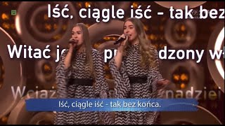 Video thumbnail of "Iga i Agata Kasprzak - Iść w Stronę Słońca | Szansa na Sukces Opole 2021 - 2 plus 1"