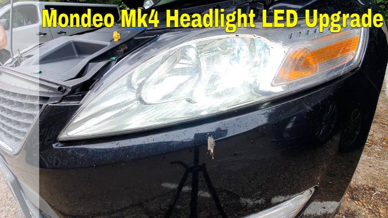 Ford Mondeo Mk4 - H1 and H7 Headlight bulb LED Upgrade 