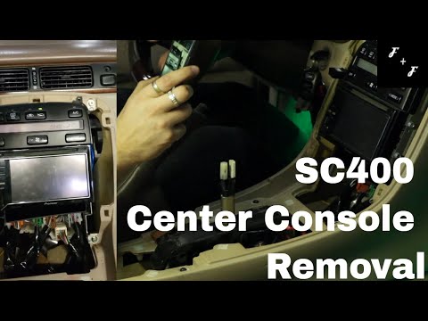 Lexus SC400 Center Console Removal / Stereo Replacement