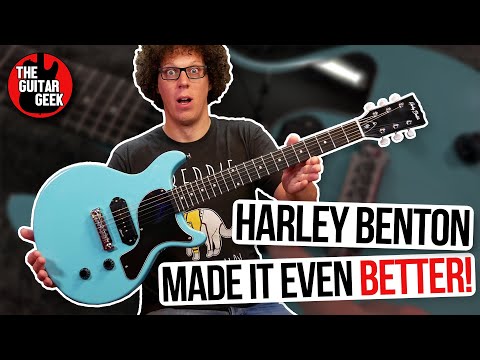 The BEST budget P90 Junior money can buy?! - Harley Benton LTD Edition DC JR FAT in FERRIS BLUE!