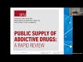 The spectrum of evidencebased addiction care in bc and implications for rural communities