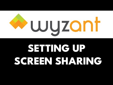 Wyzant Screen Sharing Tutorial