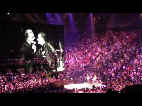 Tribute band Acrobat playing Desire on stage in Toronto with U2! 06/07/2015