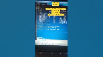 MySQL Commands Video Class 12 CBSE COMPUTER SCIENCE WITH PYTHON #cbse #coding #computerscience