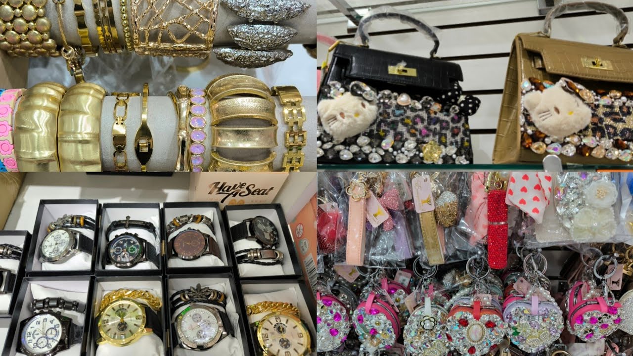 😱 BISUTERÍA PREMIUM 💎ORO LAMINADO/BOLSOS/ESPEJOS/RELOJES/ALAJEROS en el Centro de la CDMX 💯