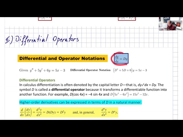 THEORY OF HIGHER ORDER DIFFERENTIAL EQUATIONS: PART I