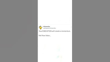 ideas mean nothing if you don