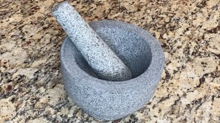 How to Season a Mortar and Pestle