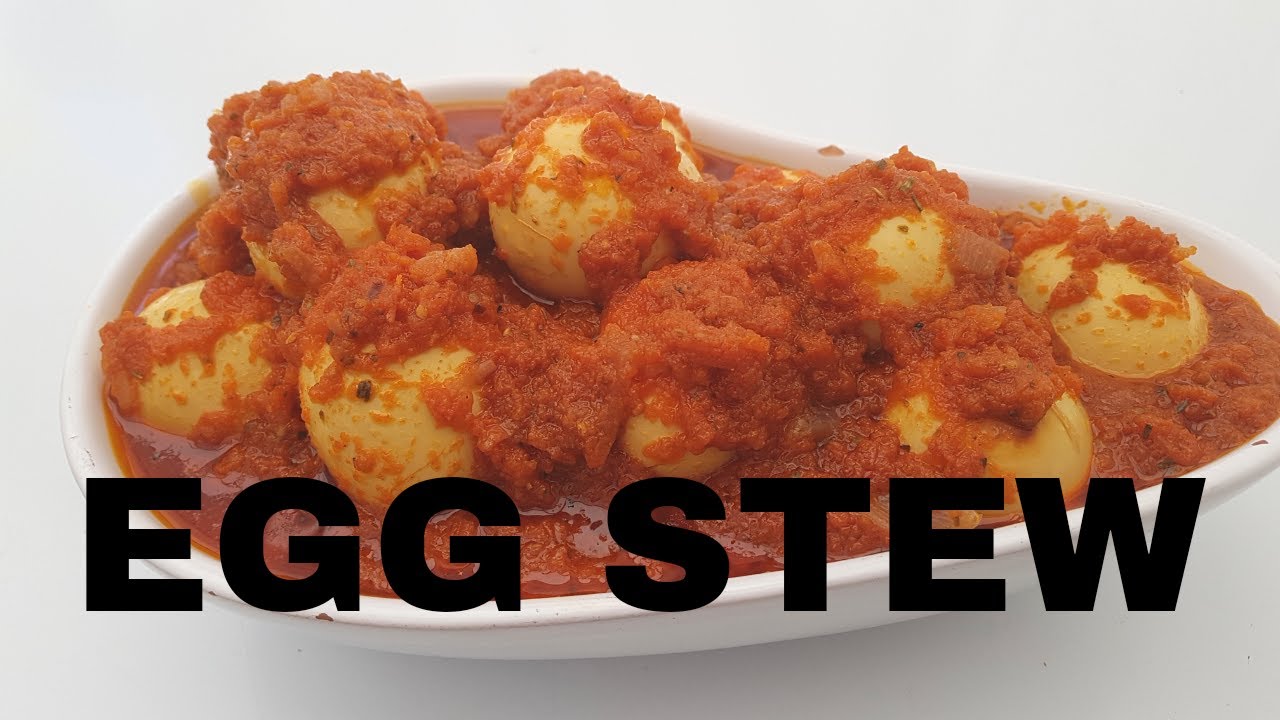 HOW TO MAKE EGG STEW ll EASY EGG STEW RECIPE ll Shirleycity - YouTube