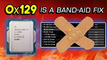 Intel is Stalling HARD with 0x129 Microcode, which is a BAND-AID Fix! (and here