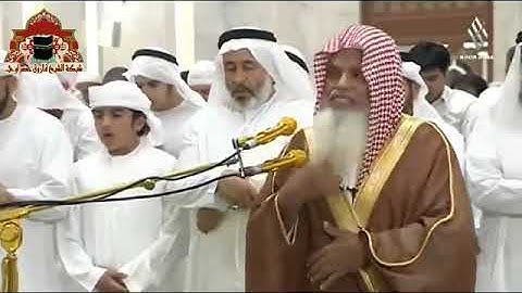 صلاة العشاء للشيخ علي الحذيفي من جامع زعبيل دبي 19 رمضان 1439 سورة النبأ كاملة