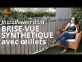 Brise vue avec oeillets marque  ideal garden