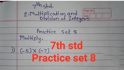 7th std /practice set practice set 8/ maths/ maharashtra state board /chapter no 2