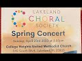 Lakeland Choral Society/ 2023 Spring/ City Called Heaven/ Soloist Janiyah McAllister