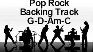 Pop Rock Backing Track- G D Am C