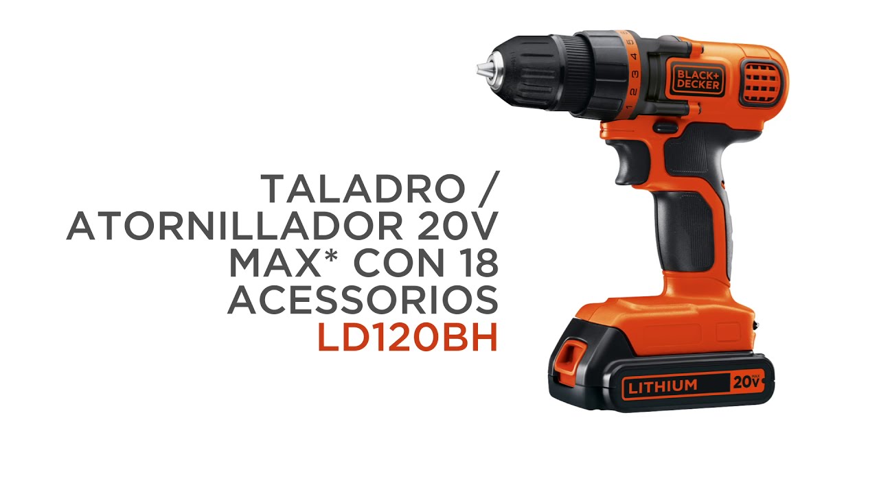 Taladro Atornillador De Impacto Inalambrico Black Decker 20v