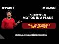 Class 11 Physics Chapter 3: Motion in a Plane Part 1 | Vectors, Vector Addition &amp; Unit Vectors