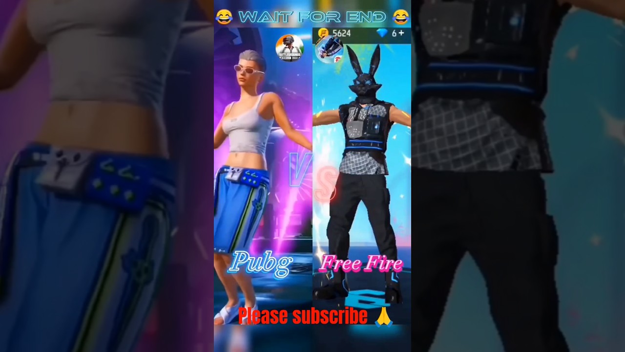Pubg Vs Free Fire | Shorts Video | 