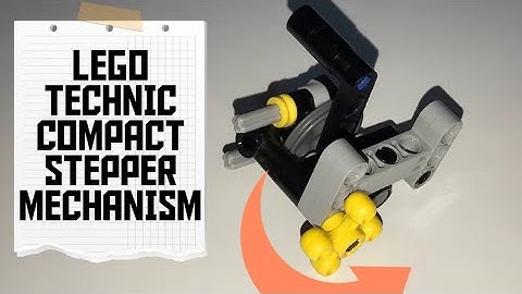 How to Build a LEGO Technic Compact Stepper Mechanism (Building Instructions)