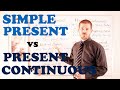 Grammar Series - Simple Present vs. Present Continuous