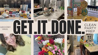 GET.IT.DONE.WITH ME||Cleaning|17th bday party prep|Productive mom motivation 🙌🏻✔️ by Grace and Grit 3,663 views 1 month ago 24 minutes