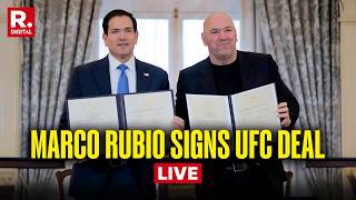 LIVE: Marco Rubio & UFC CEO Dana White Sign Agreement On Sports Diplomacy | USA | Mixed Martial Arts screenshot 3