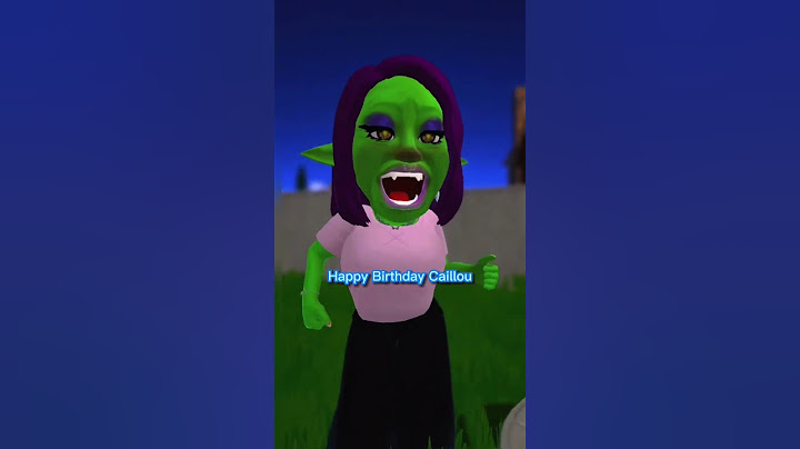 Happy birthday, Caillou 🎂🥳