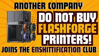 WTF Flashforge! DO NOT buy their 3D Printers