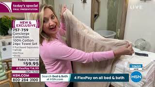 Concierge Collection 100% Cotton 24piece Towel Set screenshot 4