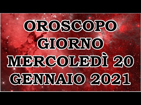 Video: Oroscopo Per Il 20 Gennaio 2020