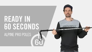 Alpine Pro Poles | Ready in 60 seconds | DYNAFIT