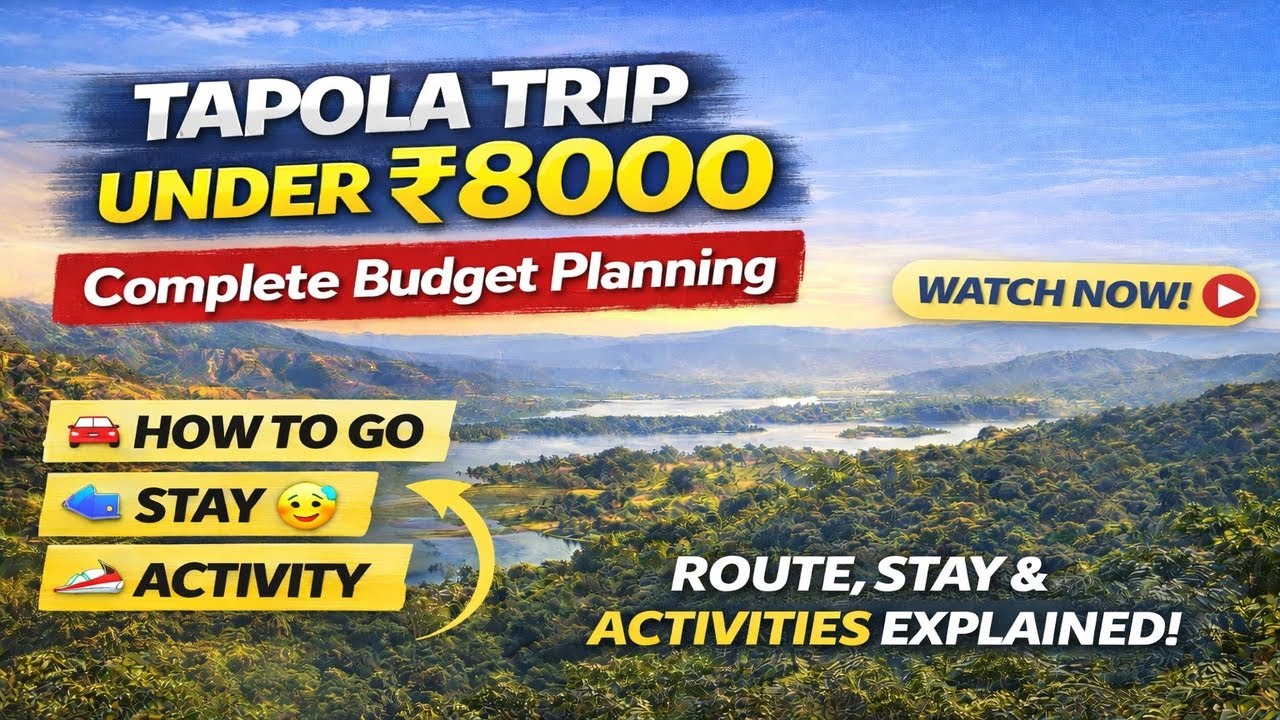 Tapola Trip Under ₹8000 😱 | Complete Budget, How to Go, Stay, Boat Ride & Activities | Travel Guide