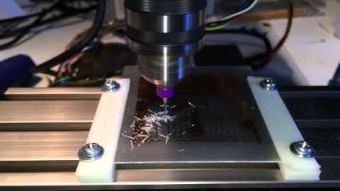 CNC Drill Press First Run